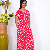 Heart maternity nursing wear
