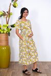 Mustard poppy maternity nursing wear