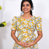 Mustard poppy maternity nursing wear