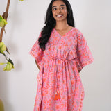 Baby rose cotton short kaftan