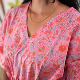 Baby rose cotton short kaftan