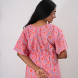 Baby rose cotton short kaftan