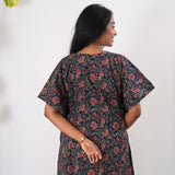 Hibiscus cotton short kaftan