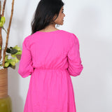 Jasmine cotton midi dress