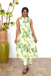 Spring cotton co-ords set(attached sleeves)