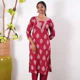 Chilli V neck co-ords set