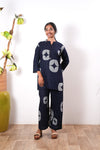 Midnight blue viscose co-ord set