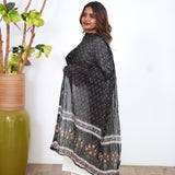 Onyx pure cotton dupatta