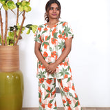 Tangerine cotton lounge-sleep wear