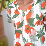 Tangerine cotton lounge-sleep wear