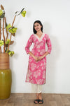 Flamingo V neck co-ords set