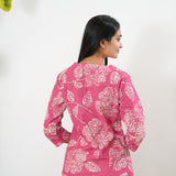Flamingo V neck co-ords set