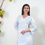 Baby blue viscose co-ord set