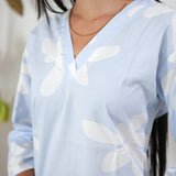 Baby blue viscose co-ord set