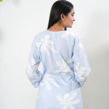 Baby blue viscose co-ord set