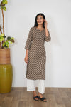 Chocolate cotton kurti
