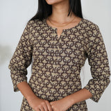 Chocolate cotton kurti