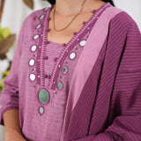 Lilac mul cotton suit set