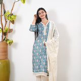 Cloud linen cotton suit set