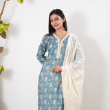 Cloud linen cotton suit set