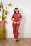 Sindoor pure cotton night suit