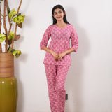 Fuchsia cotton lounge sleep wear
