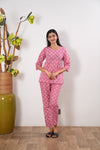 Fuchsia cotton lounge sleep wear