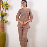 Zig zag cotton lounge sleep wear