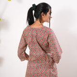 Zig zag cotton lounge sleep wear