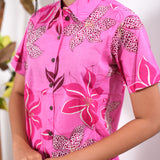 Pink pure cotton night suit