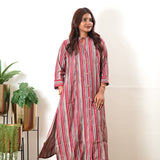 Red muslin kurta