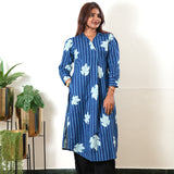 Indigo maple cotton kurta