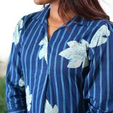 Indigo maple cotton kurta