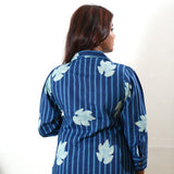 Indigo maple cotton kurta