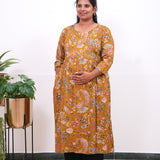 Mustard pintex maternity nursing wear
