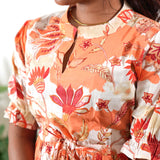 Ivory cotton midi dress