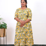 Sunshine plus cotton A-line kurti