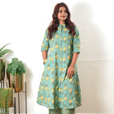 Mint butta cotton co-ords set