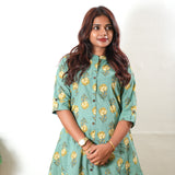 Mint butta cotton co-ords set