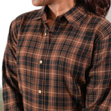 Brown checked linen co-ords set