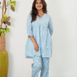 Soft blue cotton Comfies