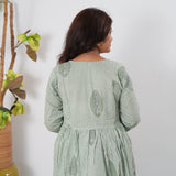 Pastel green cotton Comfies