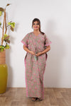 Sea green maternity nursing kaftan