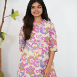 Purple floral cotton co-ords set