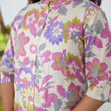 Purple floral cotton co-ords set