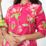 Fuschia lillies cotton co-ords set
