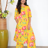 Mustard lillies cotton co-ords set