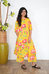 Mustard lillies cotton co-ords set