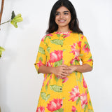 Mustard lillies cotton co-ords set
