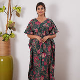 Orchid cotton kaftan